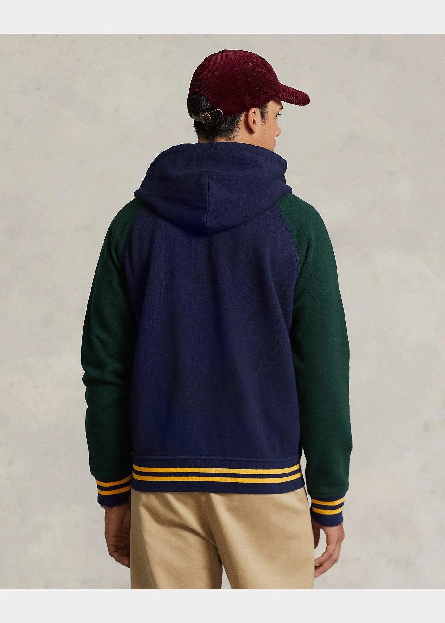 Chaqueta de béisbol con capucha - ECRU