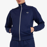 Chaqueta de chándal con cinta en las mangas - ECRU