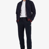 Chaqueta de chándal con ribete en contraste - ECRU