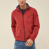 CHAQUETA DE NYLON FINO CORTAVIENTO - ECRU