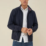 CHAQUETA DE NYLON FINO CORTAVIENTO - ECRU