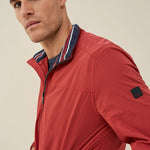 CHAQUETA DE NYLON FINO CORTAVIENTO - ECRU