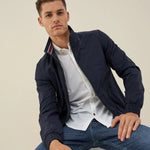 CHAQUETA DE NYLON FINO CORTAVIENTO - ECRU