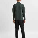 Chaqueta de punto de algodón pima Berg Darkest Spruce - ECRU