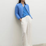Chaqueta Ecoalf de Mujer AIA French Blue - ECRU