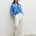 Chaqueta Ecoalf de Mujer AIA French Blue - ECRU