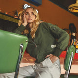 Chaqueta Flight Bomber Clover - ECRU