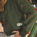 Chaqueta Flight Bomber Clover - ECRU