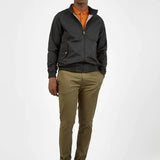 Chaqueta Harrington Signature Black - ECRU