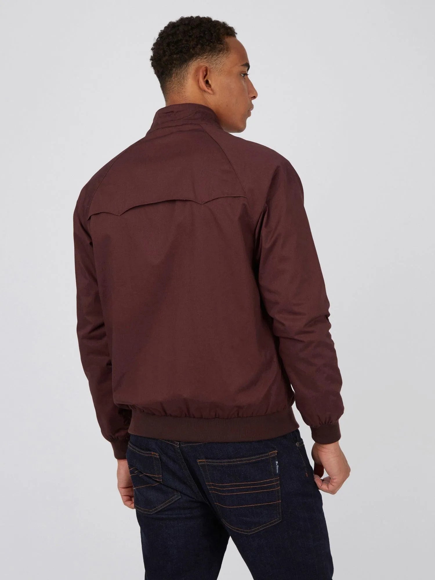Chaqueta Harrington Signature Bordeaux - ECRU