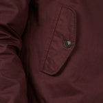 Chaqueta Harrington Signature Bordeaux - ECRU