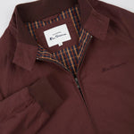 Chaqueta Harrington Signature Bordeaux - ECRU
