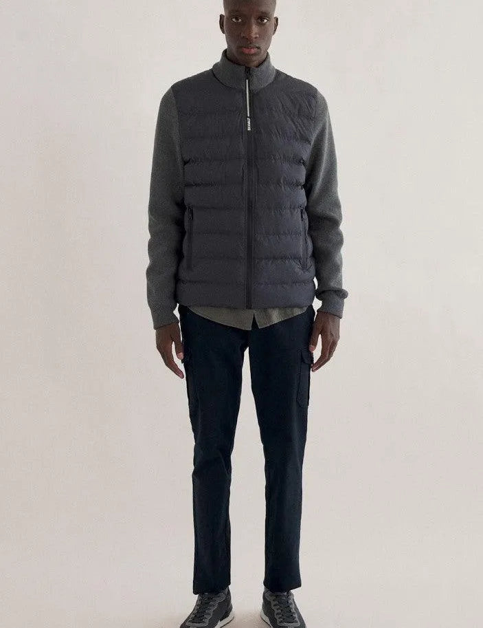 Chaqueta Hombre Sonseca Dark Grey - ECRU