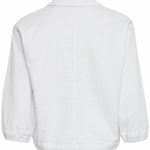 Chaqueta ICHI Vaquera Blanca Ziggy - ECRU