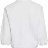 Chaqueta ICHI Vaquera Blanca Ziggy - ECRU