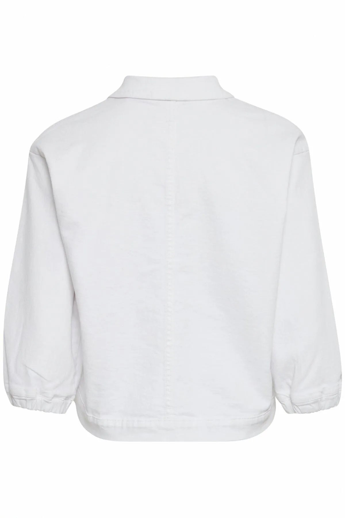 Chaqueta ICHI Vaquera Blanca Ziggy - ECRU