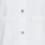 Chaqueta ICHI Vaquera Blanca Ziggy - ECRU