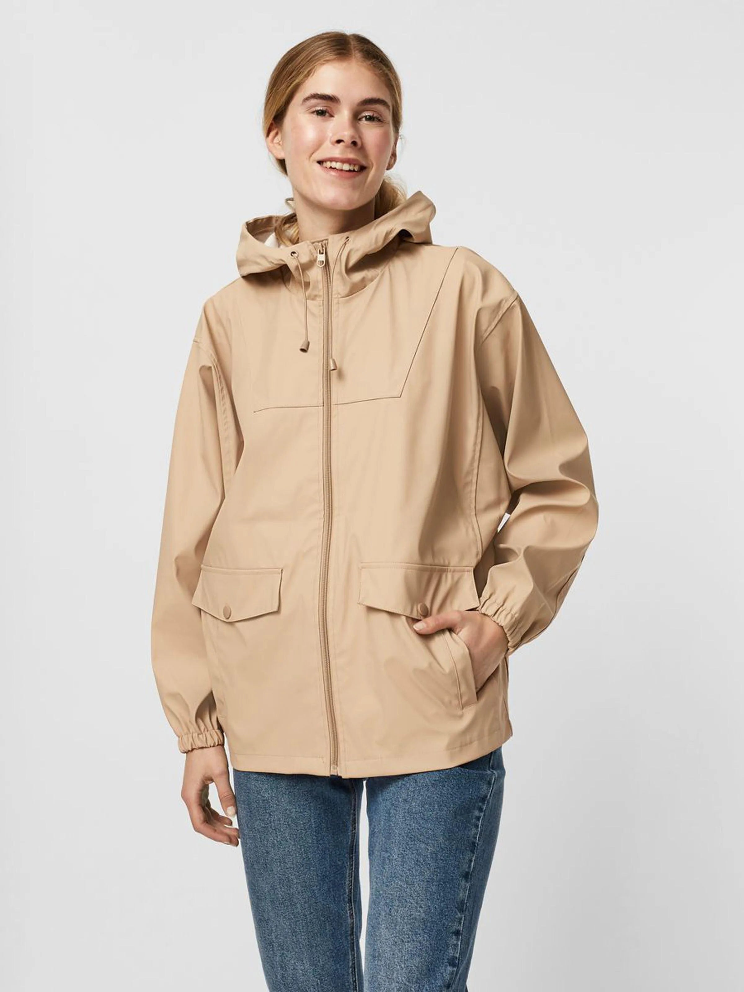 Chaqueta Impermeable Shady Holly - ECRU