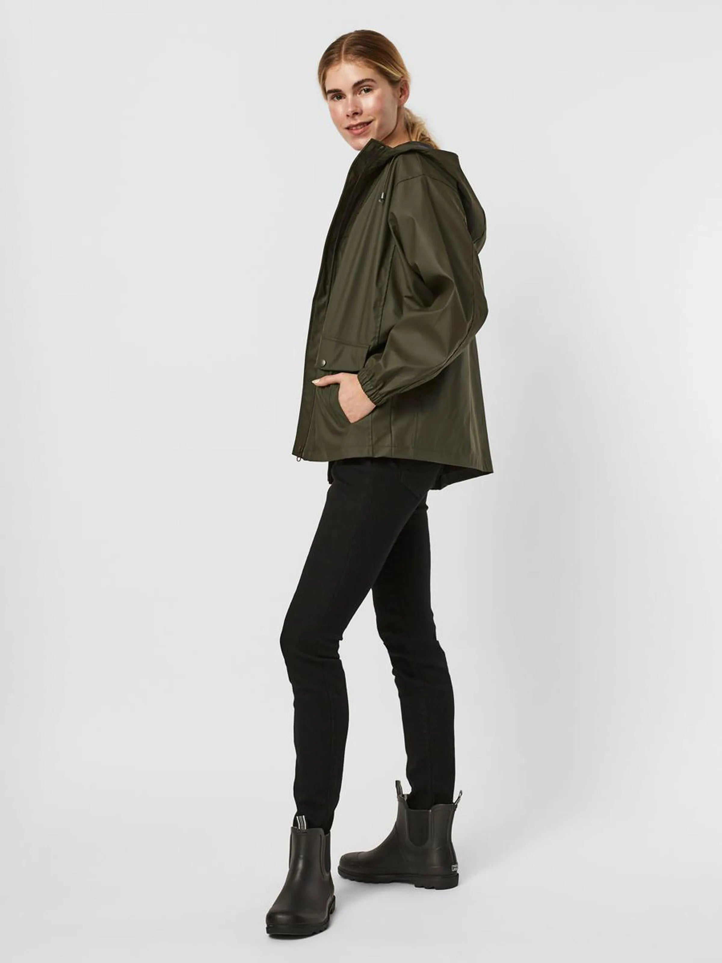 Chaqueta Impermeable Shady Holly - ECRU