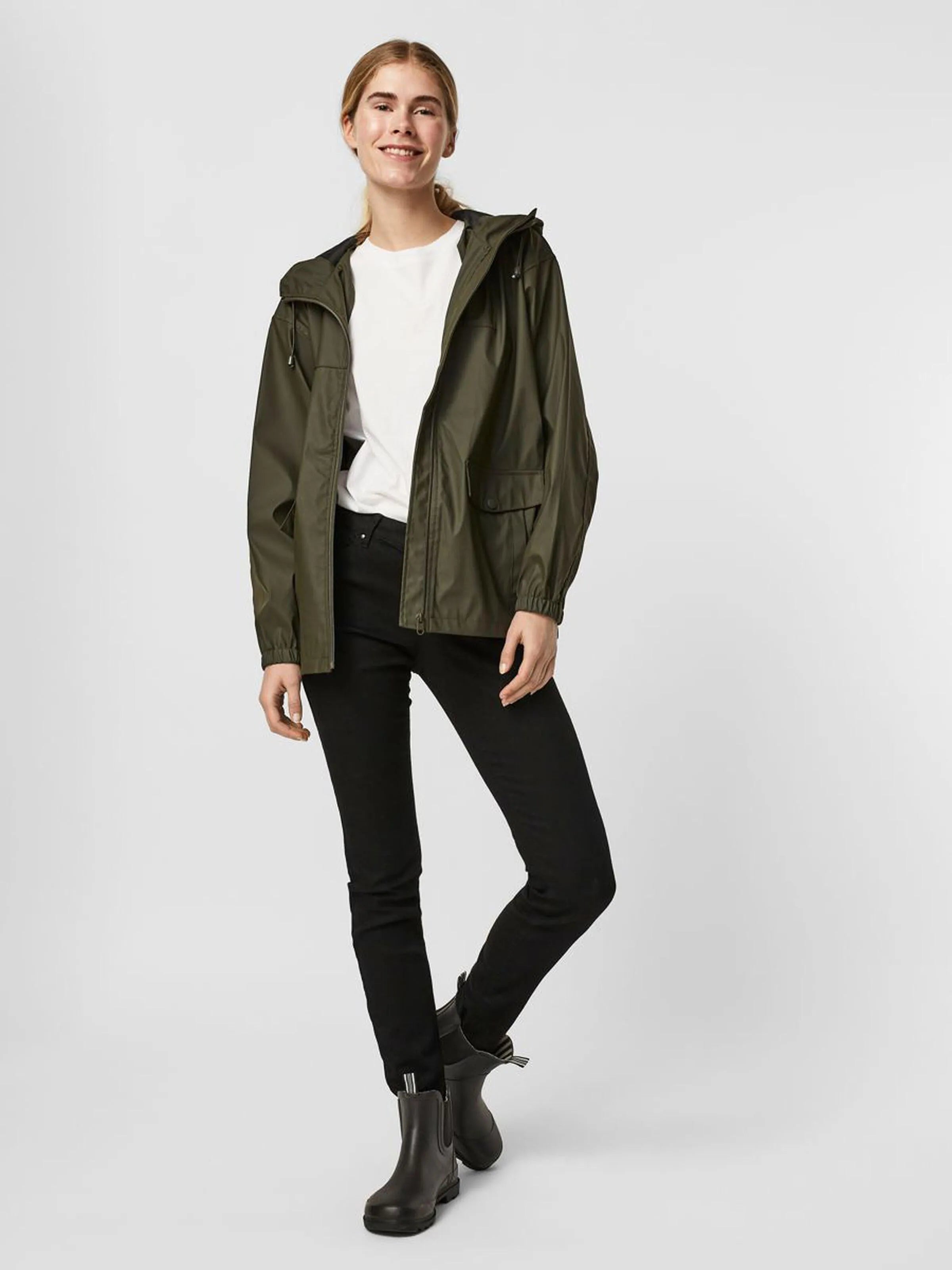 Chaqueta Impermeable Shady Holly - ECRU