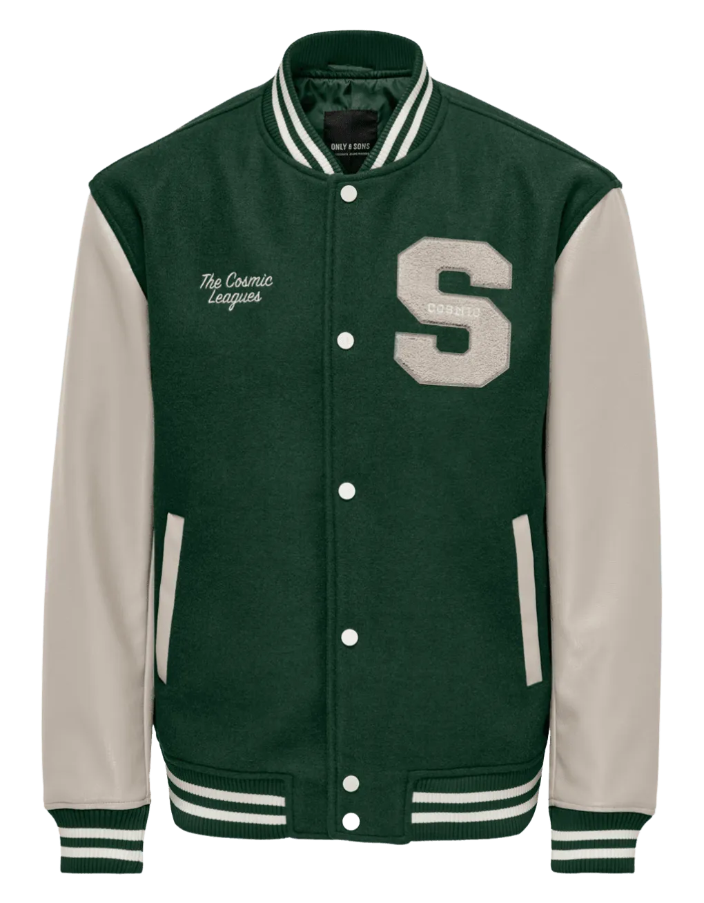 Chaqueta Jay Varsity - ECRU