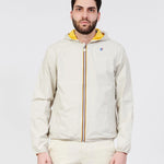 Chaqueta K-WAY Jacques Plus.2 Reversible Beige Yellow - ECRU
