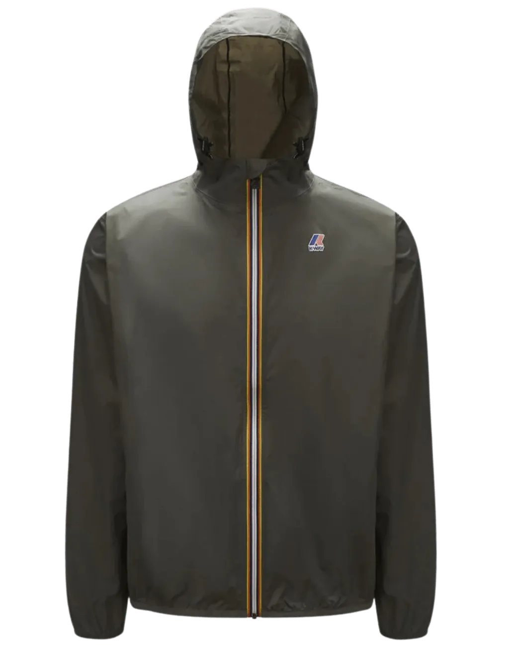 Chaqueta K-WAY Unisex Impermeable Le Vrai 3.0 Green Black - ECRU