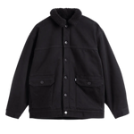 Chaqueta Levi's® Made & Crafted® Long Sherpa Trucker Black Sea Black Rinse - ECRU