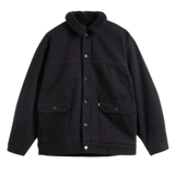 Chaqueta Levi's® Made & Crafted® Long Sherpa Trucker Black Sea Black Rinse - ECRU