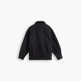 Chaqueta Levi's® Made & Crafted® Long Sherpa Trucker Black Sea Black Rinse - ECRU