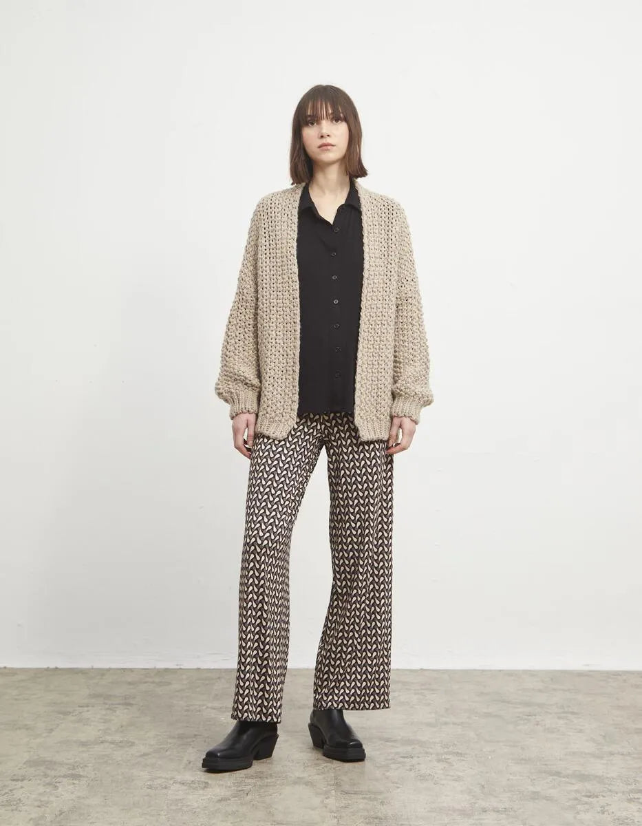 Chaqueta Nudos Corta - ECRU