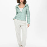 Chaqueta Only Acolchada Tahoe Harbor Gray - ECRU