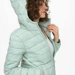 Chaqueta Only Acolchada Tahoe Harbor Gray - ECRU