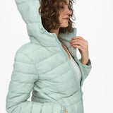 Chaqueta Only Acolchada Tahoe Harbor Gray - ECRU