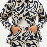 Chaqueta Phoebe Blue Dreams - ECRU