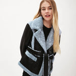 Chaqueta piel sintética borreguito - ECRU