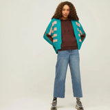 Chaqueta Rayas Oversize - ECRU