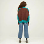 Chaqueta Rayas Oversize - ECRU