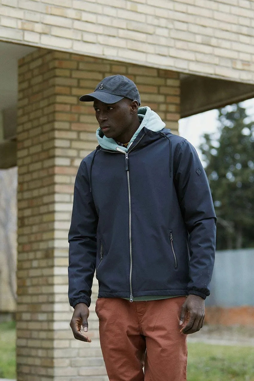 Chaqueta Sakoro Fleece Black - ECRU