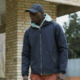 Chaqueta Sakoro Fleece Black - ECRU