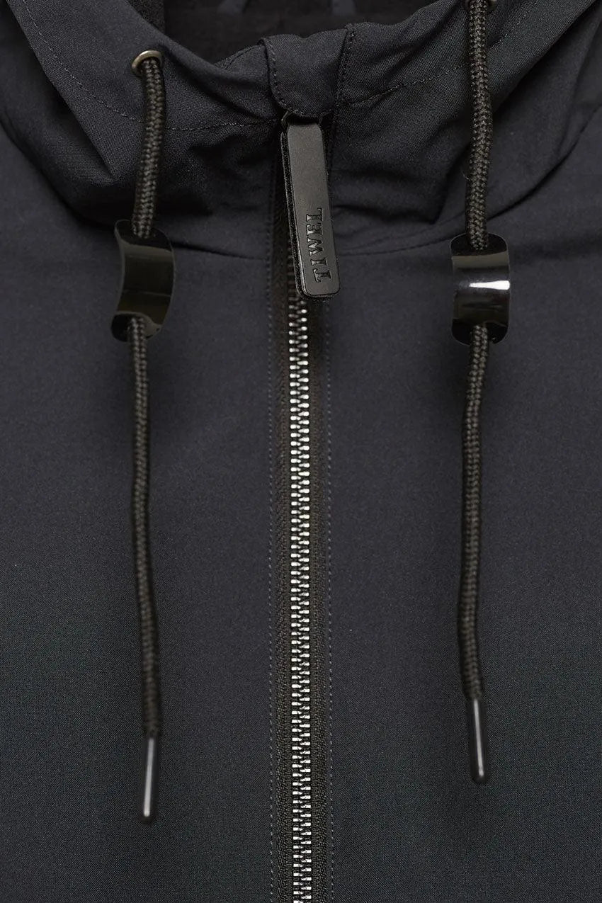 Chaqueta Sakoro Fleece Black - ECRU