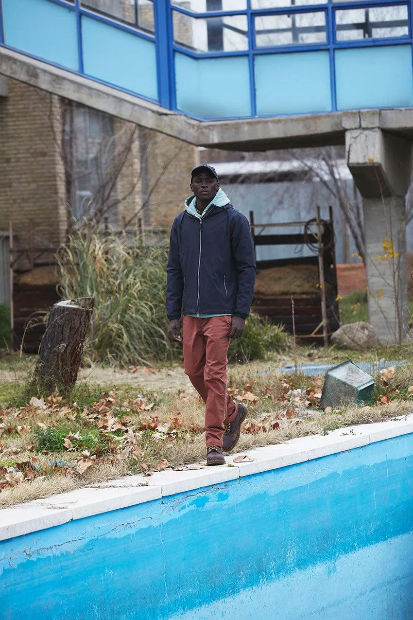 Chaqueta Sakoro Fleece Black - ECRU