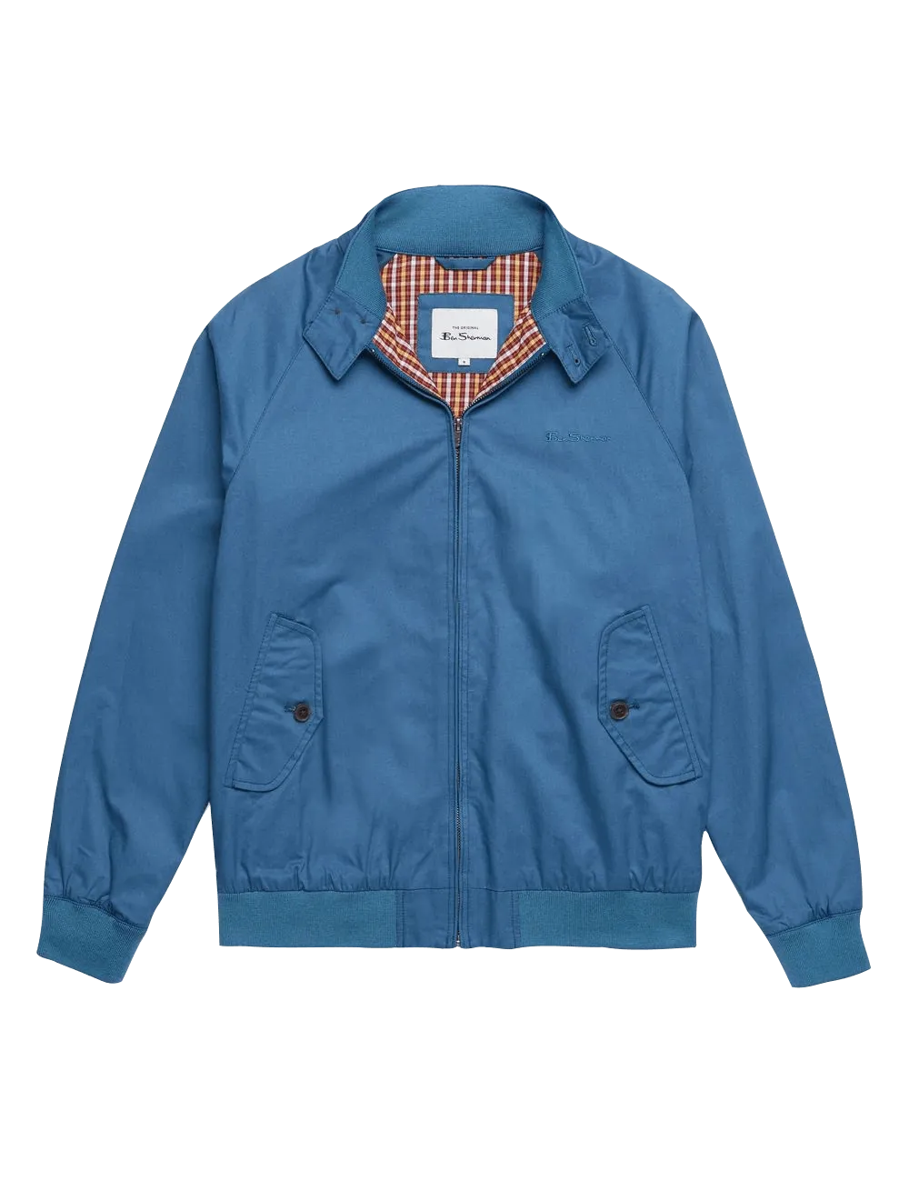 Chaqueta Signature Harrington Wedgewood Blue - ECRU