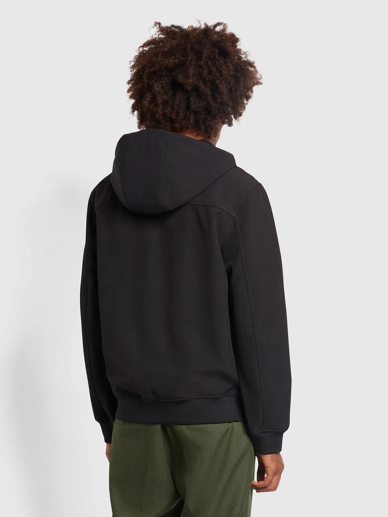 Chaqueta Soft Shell Rudd Black - ECRU