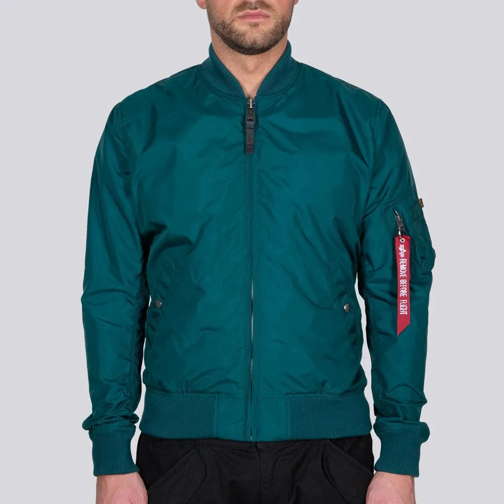 Chaqueta Tipo Aviador MA-1 TT Deep Petrol - ECRU