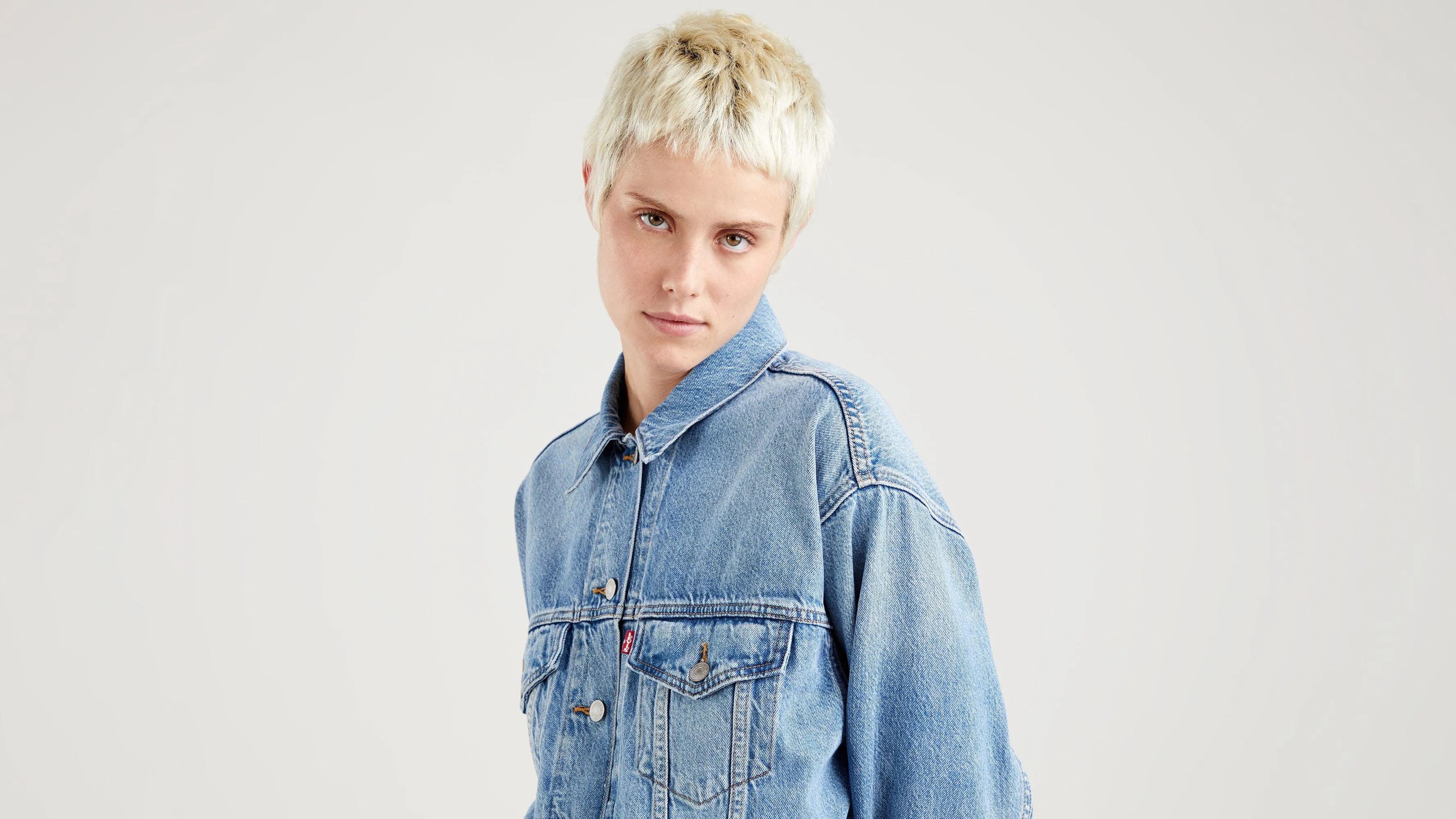 Chaqueta Trucker de los 90 - ECRU