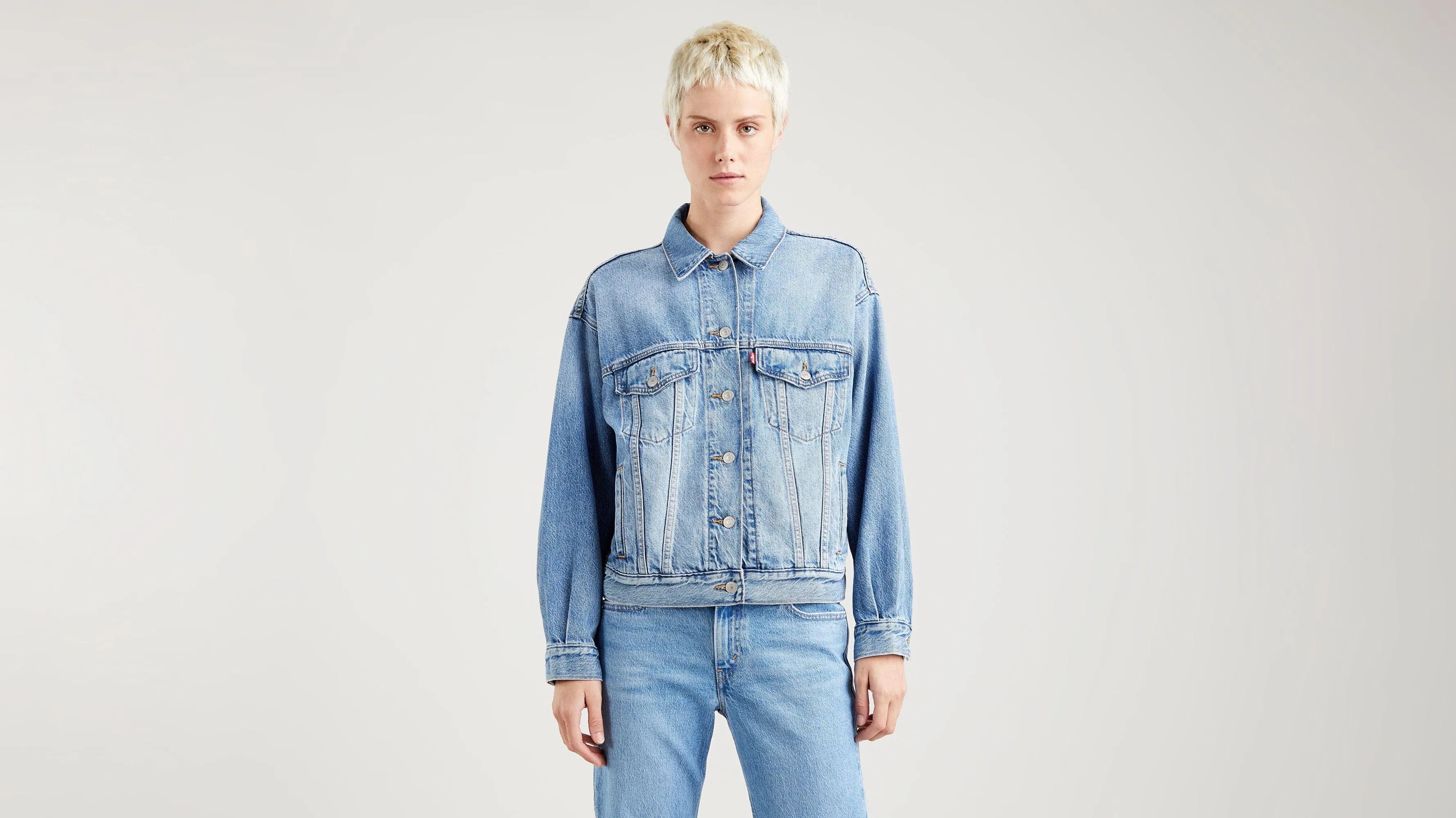 Chaqueta Trucker de los 90 - ECRU