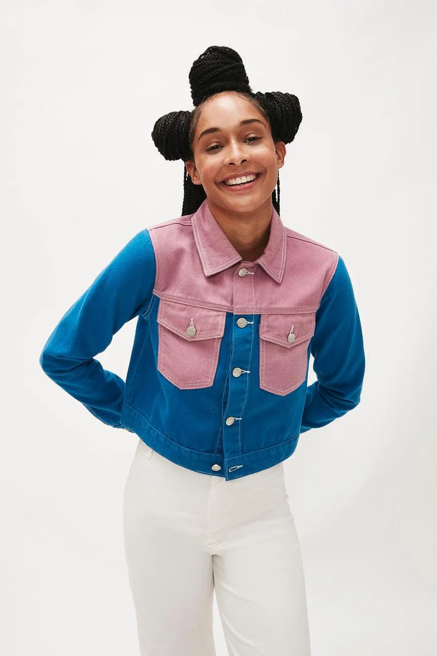 Chaqueta Vaquera Multicolor - ECRU