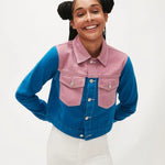 Chaqueta Vaquera Multicolor - ECRU