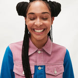 Chaqueta Vaquera Multicolor - ECRU